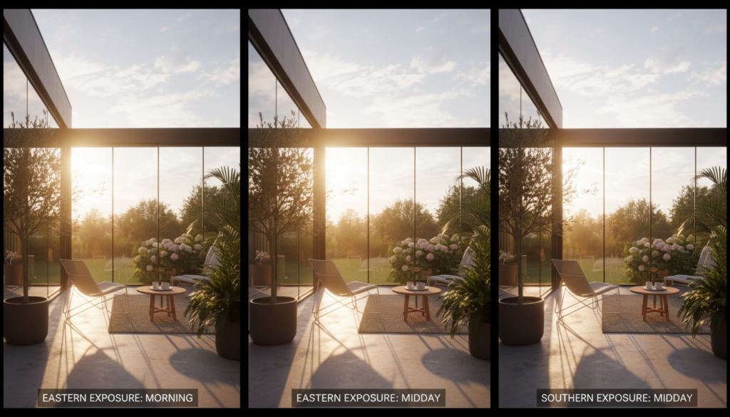 découvrez notre guide complet pour choisir la bonne orientation de votre véranda et profiter pleinement de votre espace lumineux.
