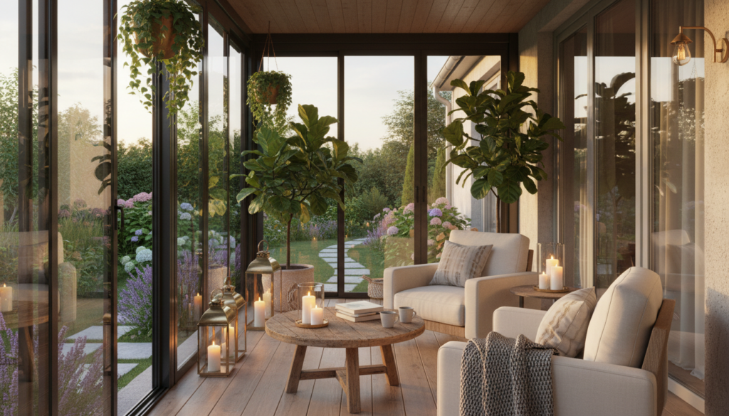 découvrez notre guide complet pour créer une véranda accueillante et conviviale, parfaite pour profiter de la lumière naturelle tout au long de l'année.