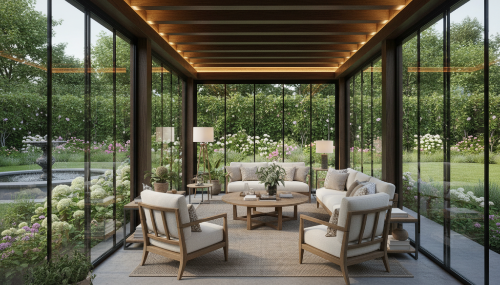 découvrez notre guide complet pour aménager votre véranda et transformer votre jardin en un salon confortable et élégant, idéal pour profiter de la nature toute l'année.