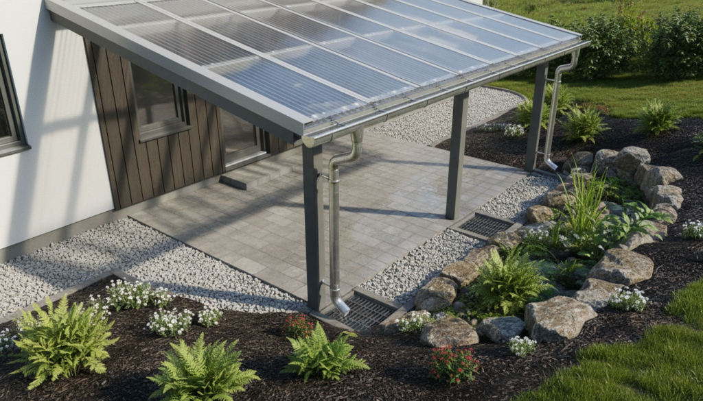 découvrez comment gérer efficacement l'écoulement des eaux de pluie de la toiture de votre véranda en respectant la servitude d'égout des toits, pour protéger votre habitation et éviter les conflits avec vos voisins.