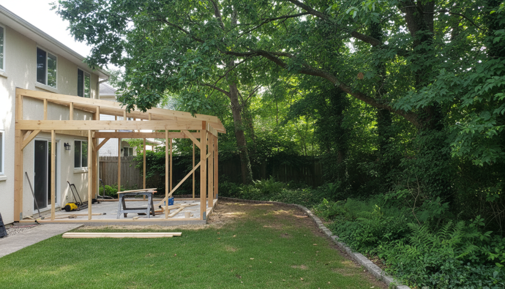 découvrez vos droits concernant les plantations du voisin qui gênent votre future véranda et informez-vous sur la possibilité d'exiger leur élagage pour préserver votre projet.