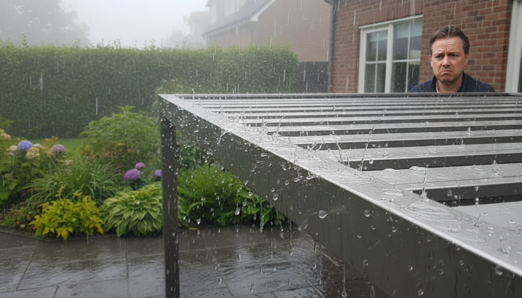 découvrez comment gérer le bruit de la pluie sur les lames en aluminium de votre pergola pour préserver la tranquillité de vos voisins et profiter pleinement de vos espaces extérieurs.