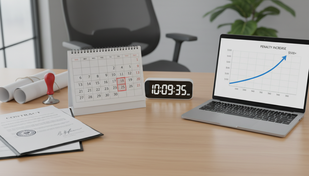 découvrez le coût quotidien des astreintes en cas de retard après condamnation et comment les calculer pour mieux gérer vos obligations légales.