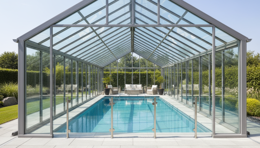 découvrez la réglementation spécifique pour couvrir une piscine avec une véranda haute, les démarches administratives à suivre et les normes à respecter pour assurer la conformité de votre installation.