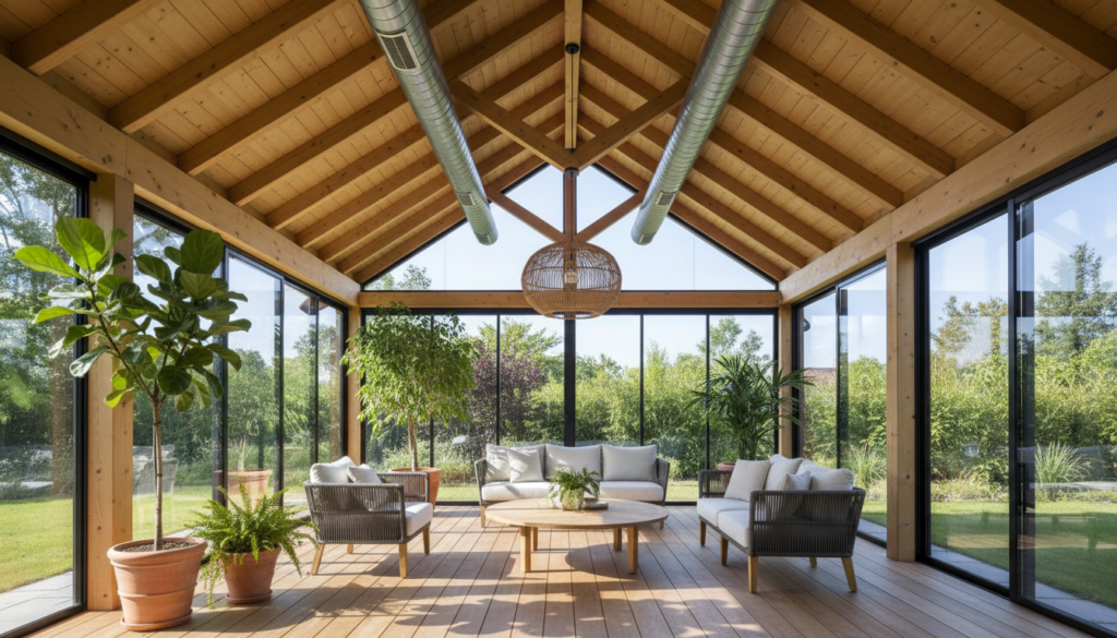 découvrez s'il existe une hauteur sous plafond minimum légale pour une véranda, les normes à respecter et conseils pour aménager cet espace selon la réglementation en vigueur.