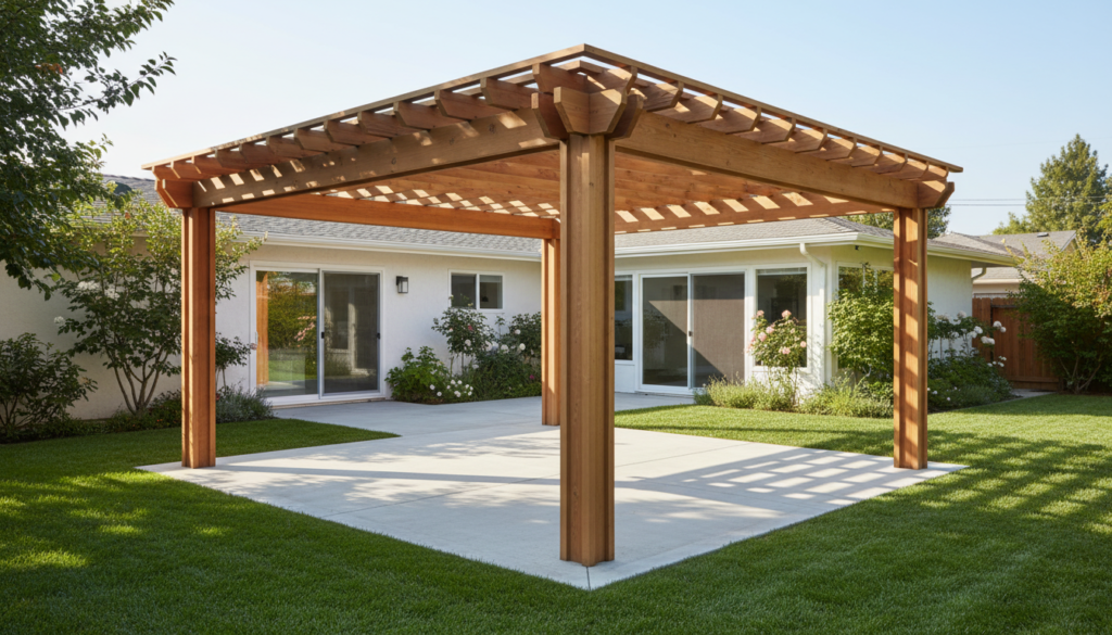 découvrez si une pergola est prise en compte dans le calcul de l'emprise au sol et les implications pour vos projets d'aménagement extérieur.