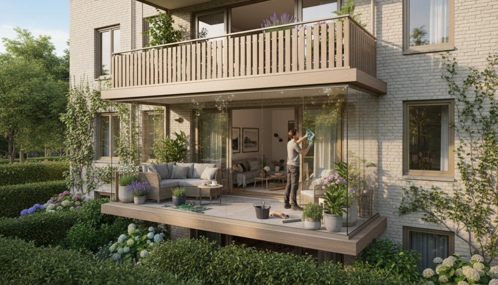 découvrez qui est responsable des frais d'entretien d'une véranda située sur une partie commune à jouissance exclusive dans une copropriété.