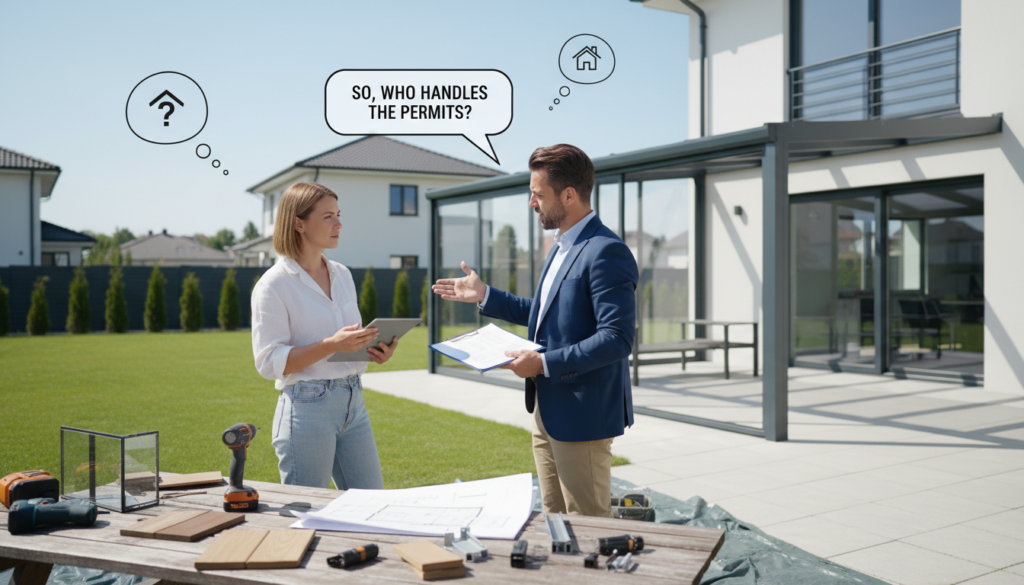 découvrez qui est responsable des démarches administratives lors de l'achat d'un kit véranda : le vendeur ou l'acheteur. guide complet pour faciliter votre projet.