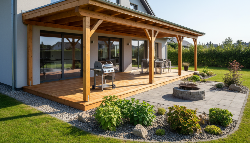 découvrez les conseils essentiels pour sécuriser votre extension de maison en bois, notamment une véranda, en respectant les distances minimales pour prévenir les risques d'incendie.